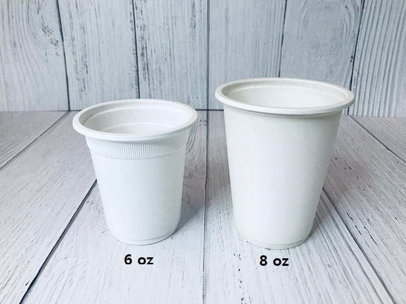 Oosh Cups 6 and 8 oz